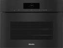 Miele DGC 7845 HCX Pro Obsidianschwarz DIAMOND Griffloser Kompakt-Dampfbackofen mit Frisch- und Abwasseranschluss